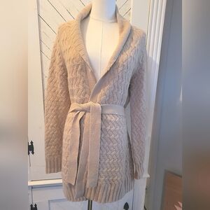 BANANA REPUBLIC TAN CARDIGAN SIZE M